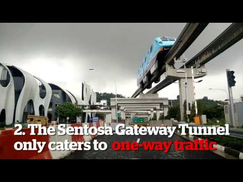 Inside the new Sentosa Gateway Tunnel