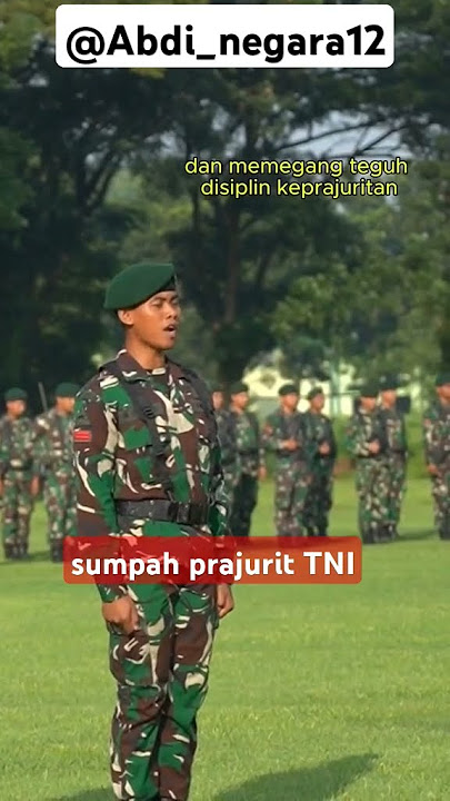 Sumpah prajurit TNI#shortvideo #youtubeshorts #army