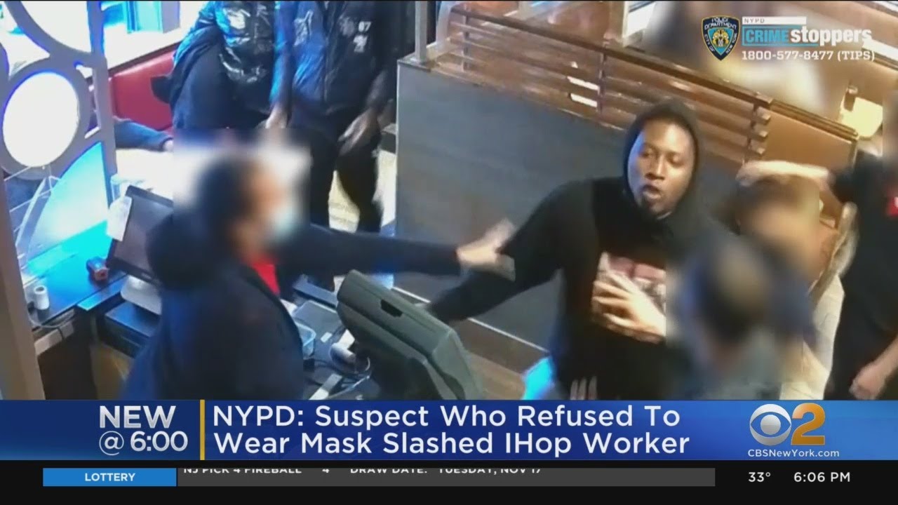 NYPD: Suspect Who Refused To Wear Mask Slashed IHOP Worker