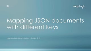 Mapping JSON documents with different keys