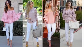 MODA 2021 ?QUE PONERTE CON JEANS BLANCOS? OUTFITS CON PANTALÓN BLANCO  ?CÓMO COMBINAR TIPS DE ESTILO - YouTube