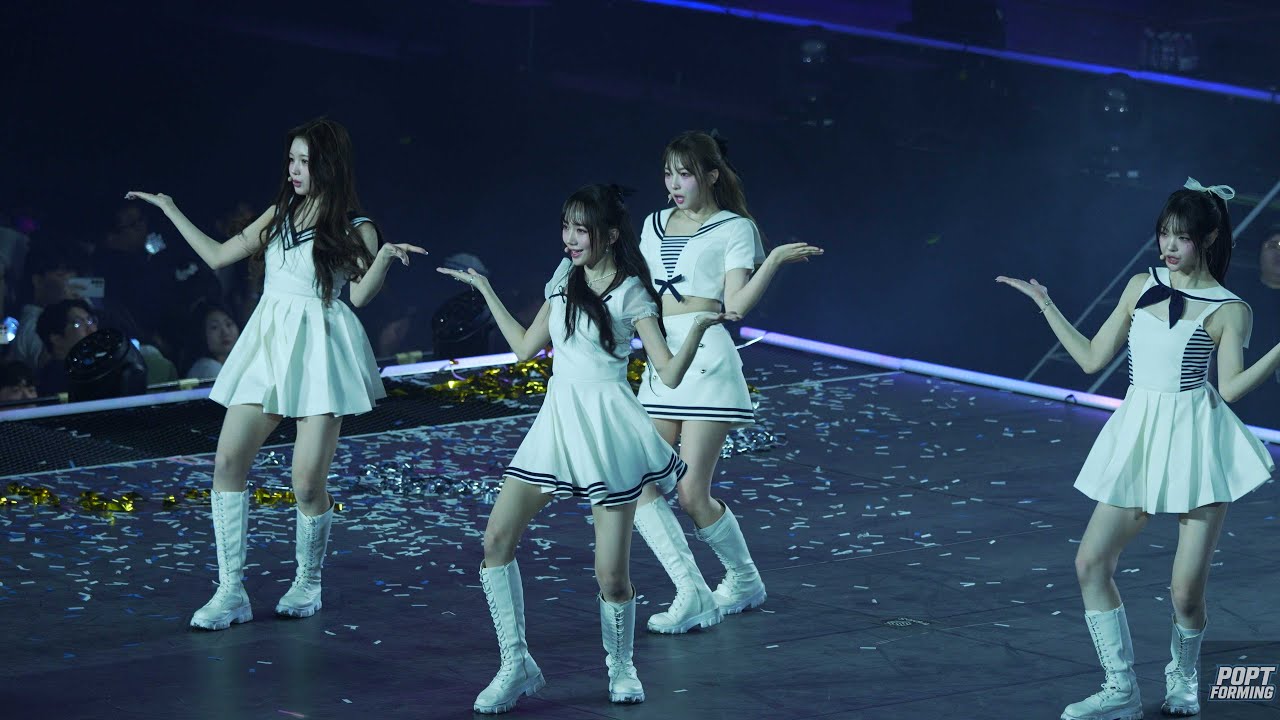 ☆韓国の人気☆【THREETIMES】☆Elva skir.t☆ 250713 트리플에스 tripleS Just Do It A LIVE 25 직캠 fancam