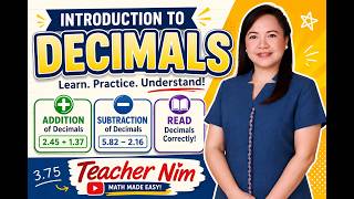Introduction to Decimals │ Adding and Subtracting Decimals (Tagalog Explained)