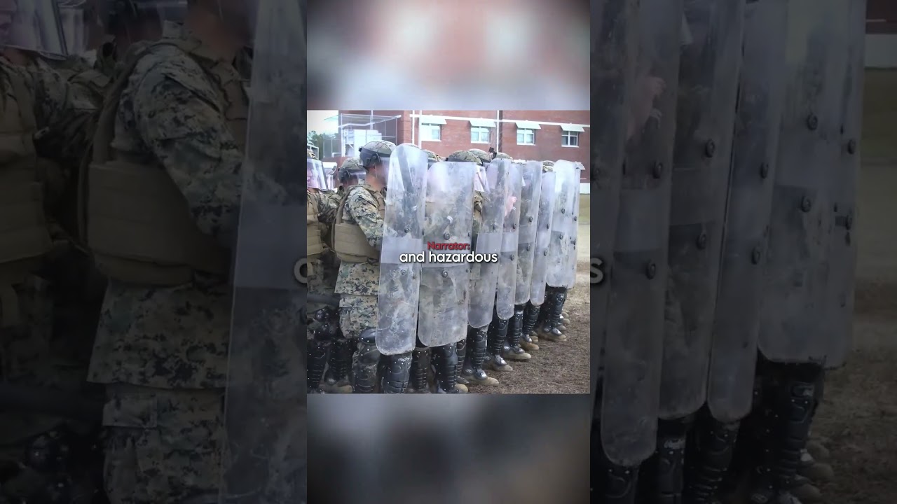 These Riot Soldiers Were Ready for Anything