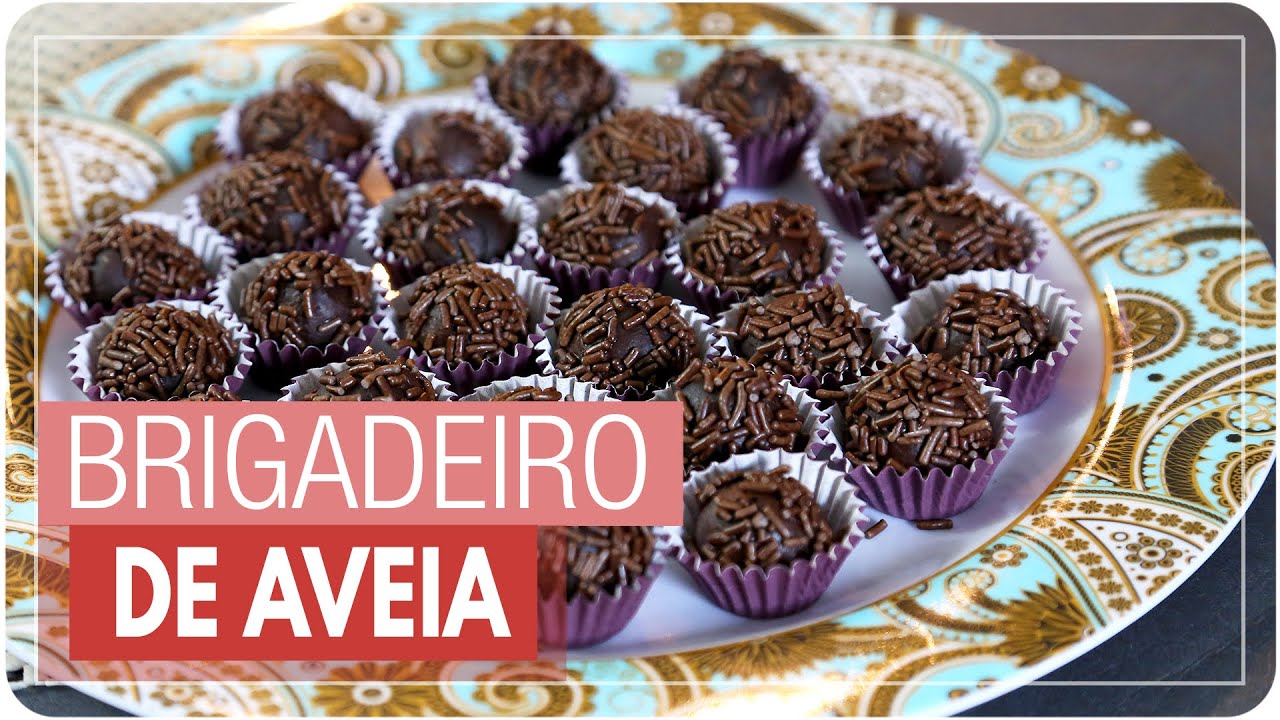 BRIGADEIRO DE AVEIA {brigadeiro vegano} fácil, rápido e barato | #fiqueemcasa e Cozinhe#comigo