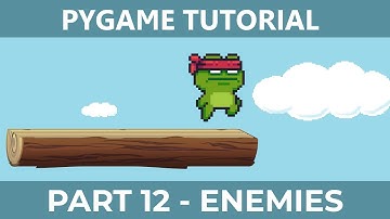PyGame Endless Vertical Platformer Beginner Tutorial in Python - PART 12 | Enemies