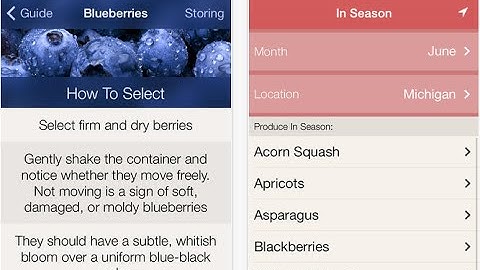 Harvest: App Shows You How to Pick Fresh Produce