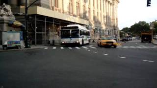 MTA Bus : Orion V CNG 727 On The BM2 @ Battery Place