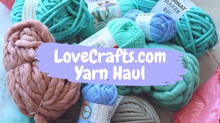 LoveCrafts Yarn Haul - Tjockt Fat and Sassy Merino, Bernat Maker Big and More!
