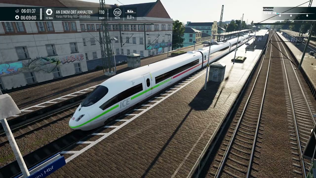 #TSW5 Kurztrip mit dem ICE 521 von Frankfurt nach Hanau.