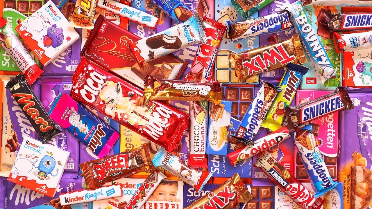 Banana Orange Bar Kinder Pingui Sweet Opening Candy Unpacking