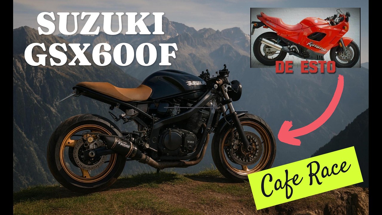 From Sport Bike to Café Racer: GSX600F Transformation