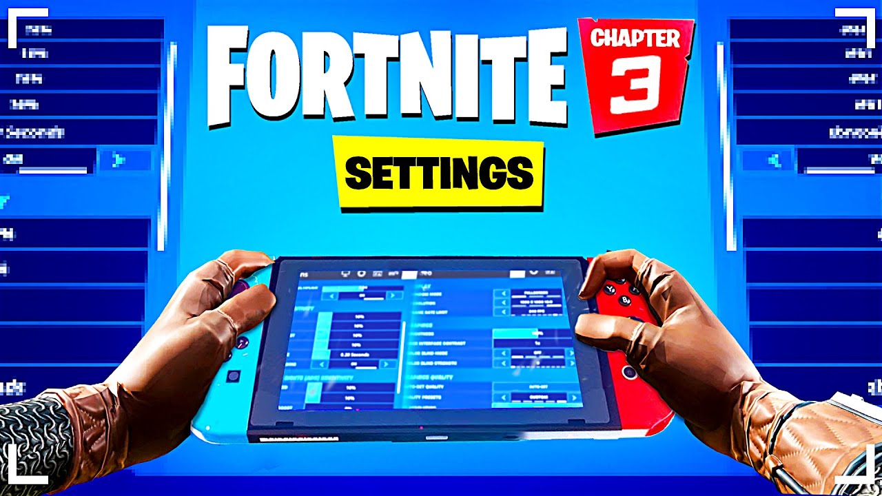 The *BEST* Nintendo Switch Fortnite Settings For Chapter 3! (Best