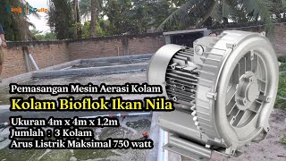 Pakai Ring Blower Hemat Arus Untuk Kolam Bioflok Tinggi Air Lebih 1 meter, Bisakah??