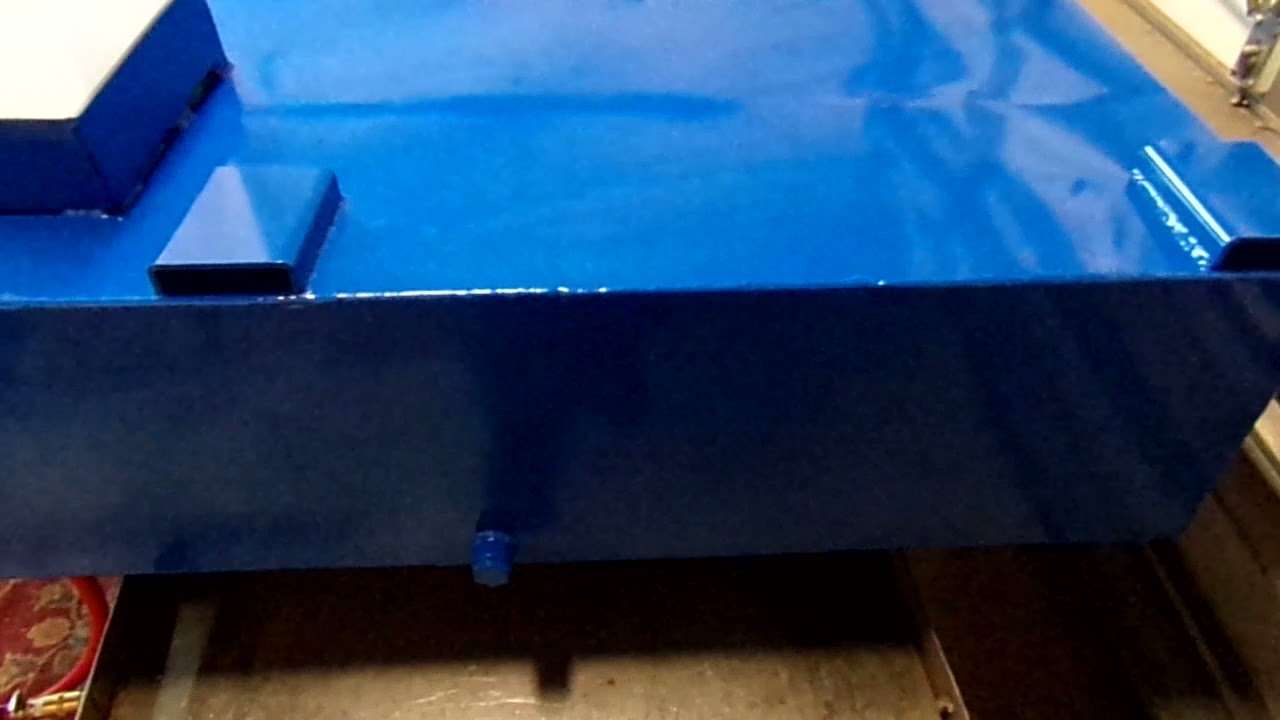 Blue Baron's Truck Mount 105 Gallon Aqua Baron Fresh Water Tank (Unique Space Saving Design)