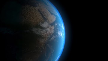 3ds MAX - Making realistic earth with V-ray shading and rendering