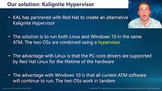 Kalignite Hypervisor -  KAL @ ATMIA Canada