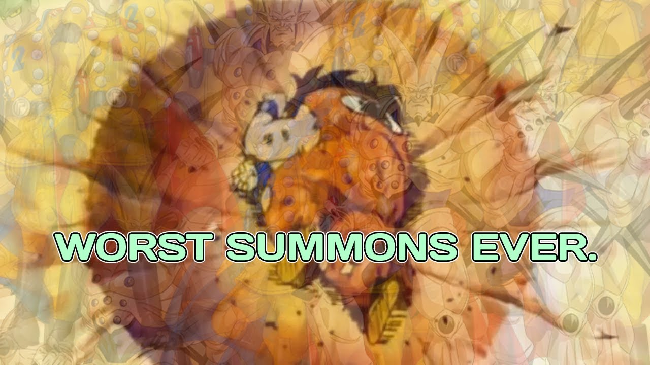 **MAJOR CRASHOUT** WORST SUMMONS IN DOKKAN BATTLE HISTORY.