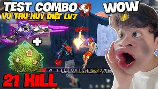 WHITE TOXIC TEST COMBO M1887 ĐẠN VĨNH CỬU HUỶ DIỆT RANK ĐẨU MÙA 21 KILL TOP 1 VÀ CÁI KẾT