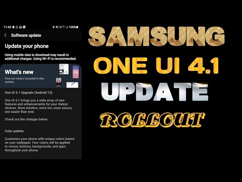samsung one ui 4 1 update released 2 smartphone