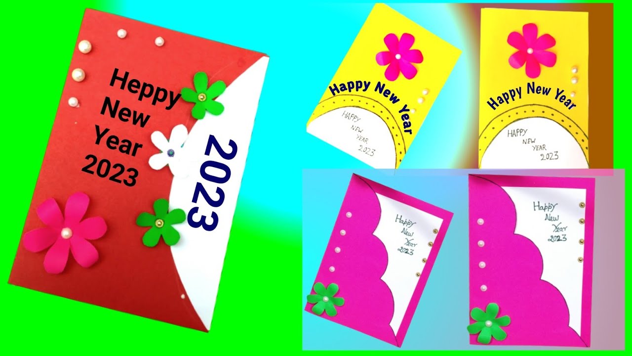 Diy 3 Greeting Card Craft / How To Make Greeting Card For New Year