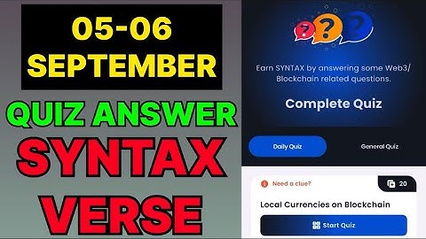 Syntax Verse quiz answers today | 05 September Syntax Verse quiz answer | Syntax Verse quiz today |