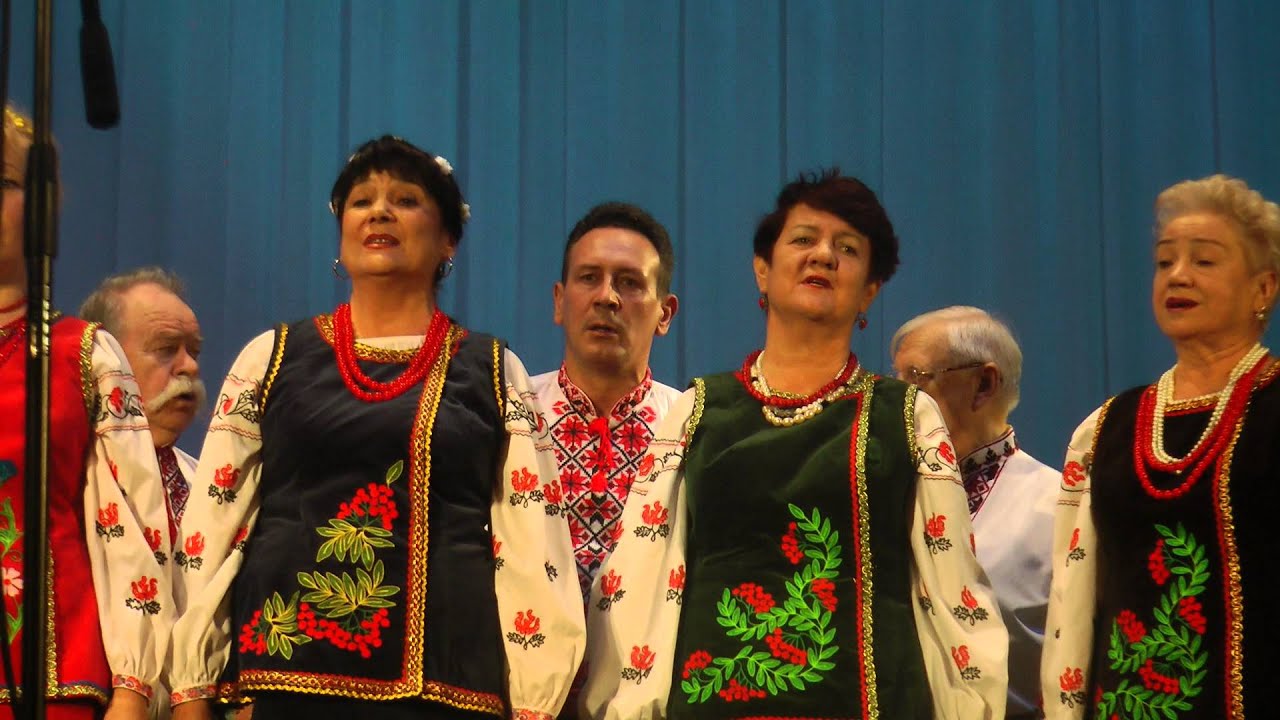 Народный хор украинской песни "Червона калина". Украинская народная ...