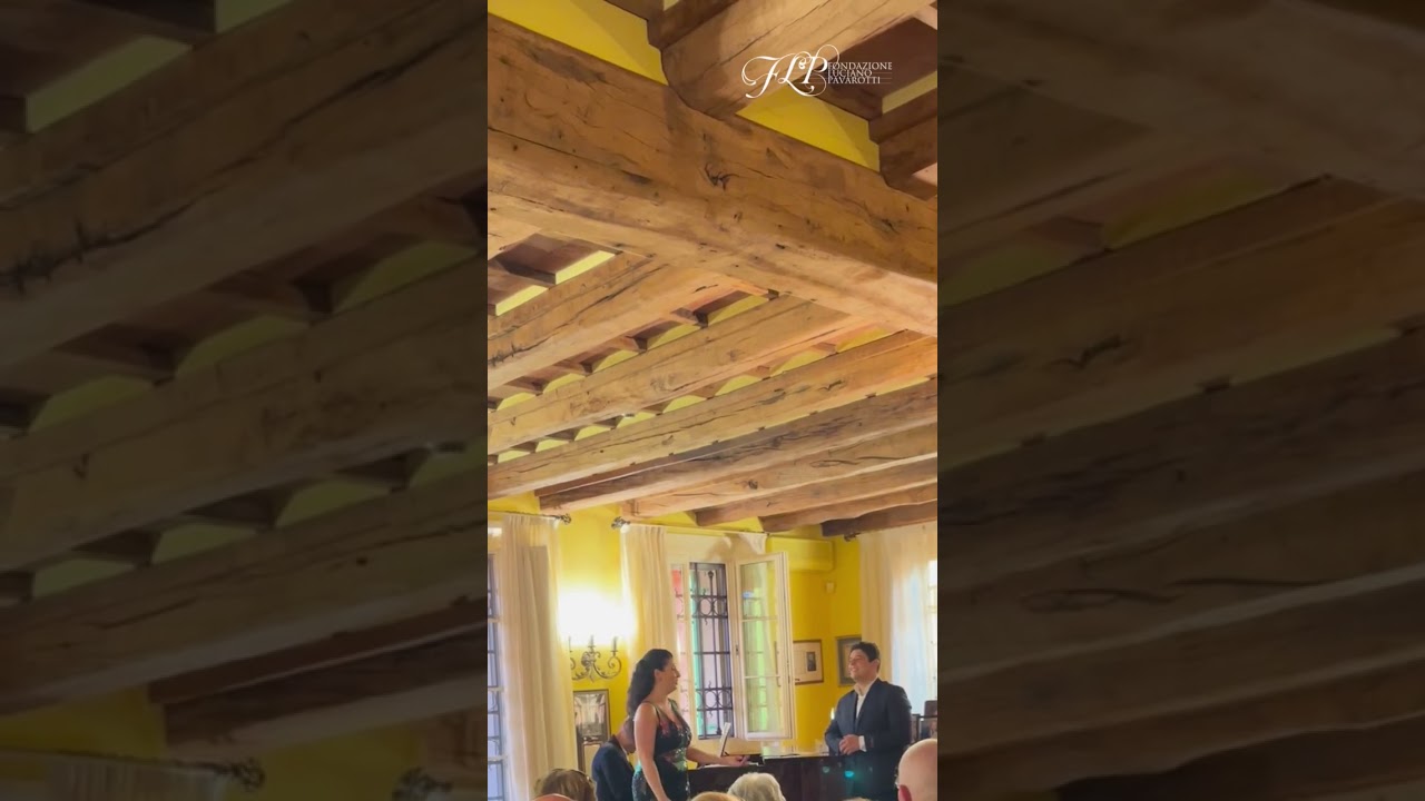 O Sole Mio | Recital alla Casa Museo Luciano Pavarotti | Modena | Opera lirica #shorts