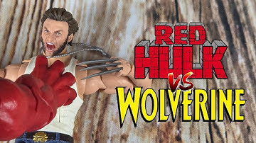 Red Hulk V.S. Wolverine | A Marvel Stop Motion video |