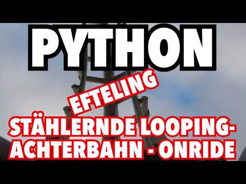 Onride - Python - steel looping roller coaster in the Efteling
