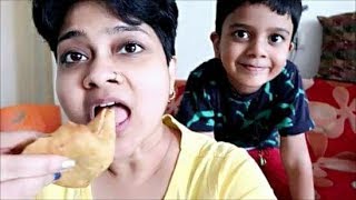 बाज़ार का Deep Fried समोसा-SAMOSA कर देगा आपको इतना पतला | Vlog4 | #roarofshernishalini