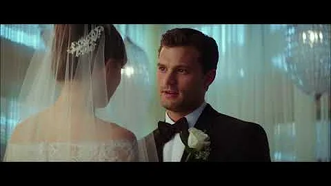 Fifty Shades Freed - Opening Scene | Wedding Vows & Kiss