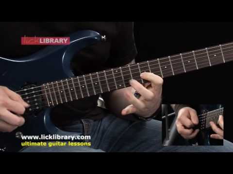 Kirk Hammett Style - Quick Licks - Guitar Solo Performance by Andy James