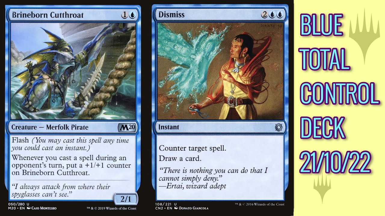 Magic The Gathering Arena BLUE COUNTER SPELL CONTROL DECK *** Gameplay