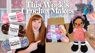 A HUGE Yarn Haul, Trying Premier's Newest Yarns + Crochet Market Prep! - This Week's Makes