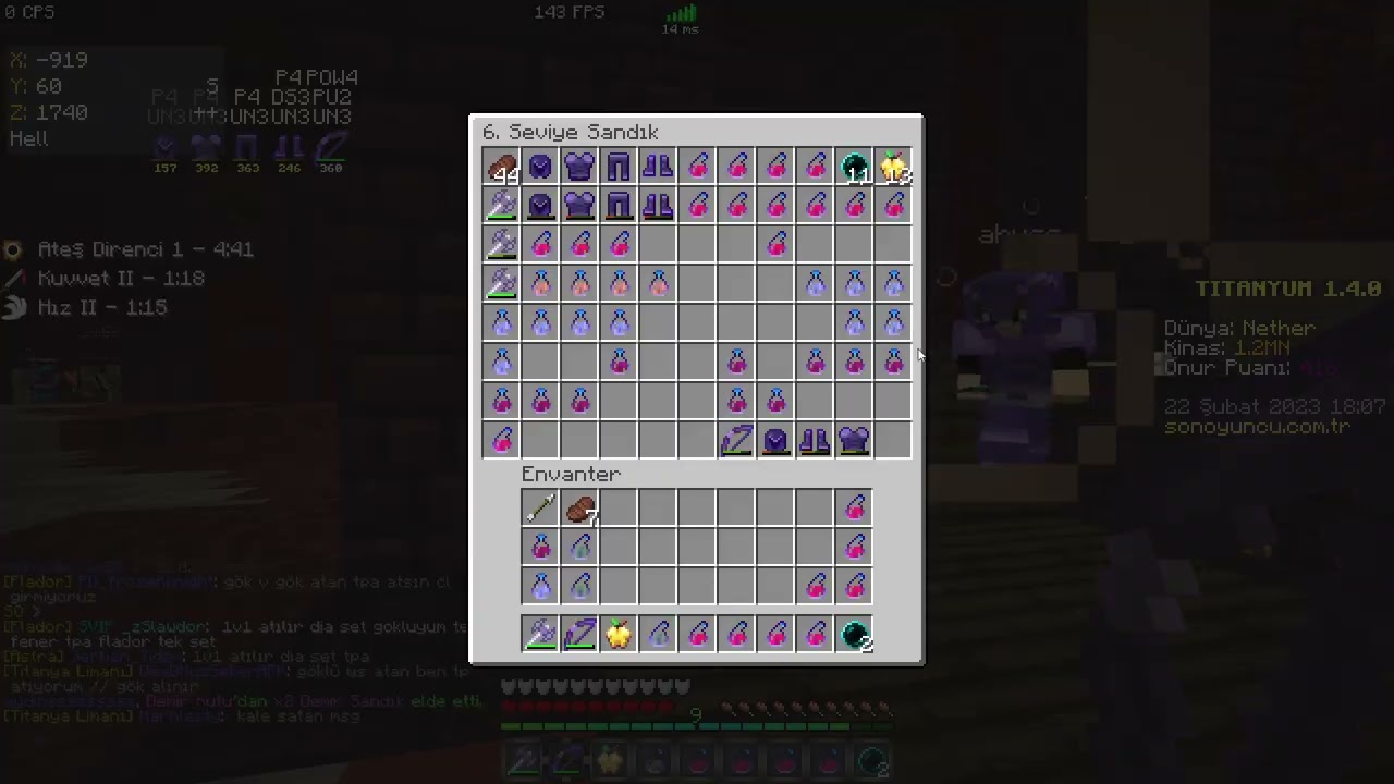 (Sonoyuncu Tİtanyum) Nether PVP 1