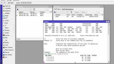 CARA KONFIGURASI MIKROTIK AWAL (KONEKSI INTERNET)