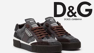 Dolce & Gabbana Mixed-material Miami sneakers. Unboxing & Review / top  fashion /luxury reviews shoes