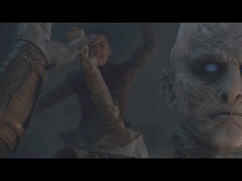 Arya Kills The Night King ~ Brightened Version