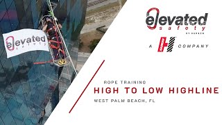High To Low Highline - Rope Training