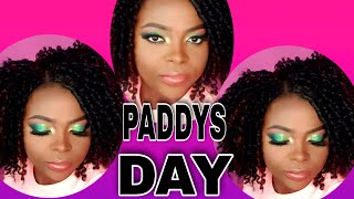 St Patricks Day 2021 Inspired Eye Makeup Tutorial| Paddys Day
