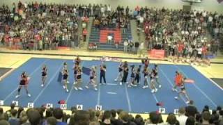 Blackman High School Varsity Cheerleader Pep rally for Nationals