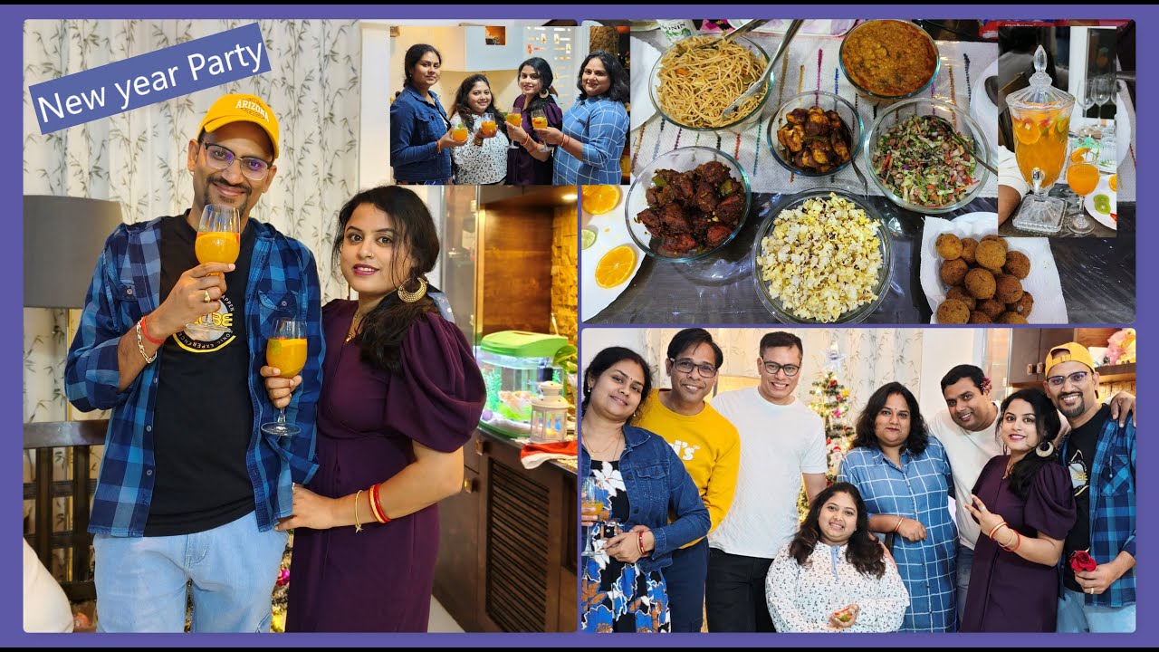 New year celebration In Bangalore| Party Menu | Funny Games 