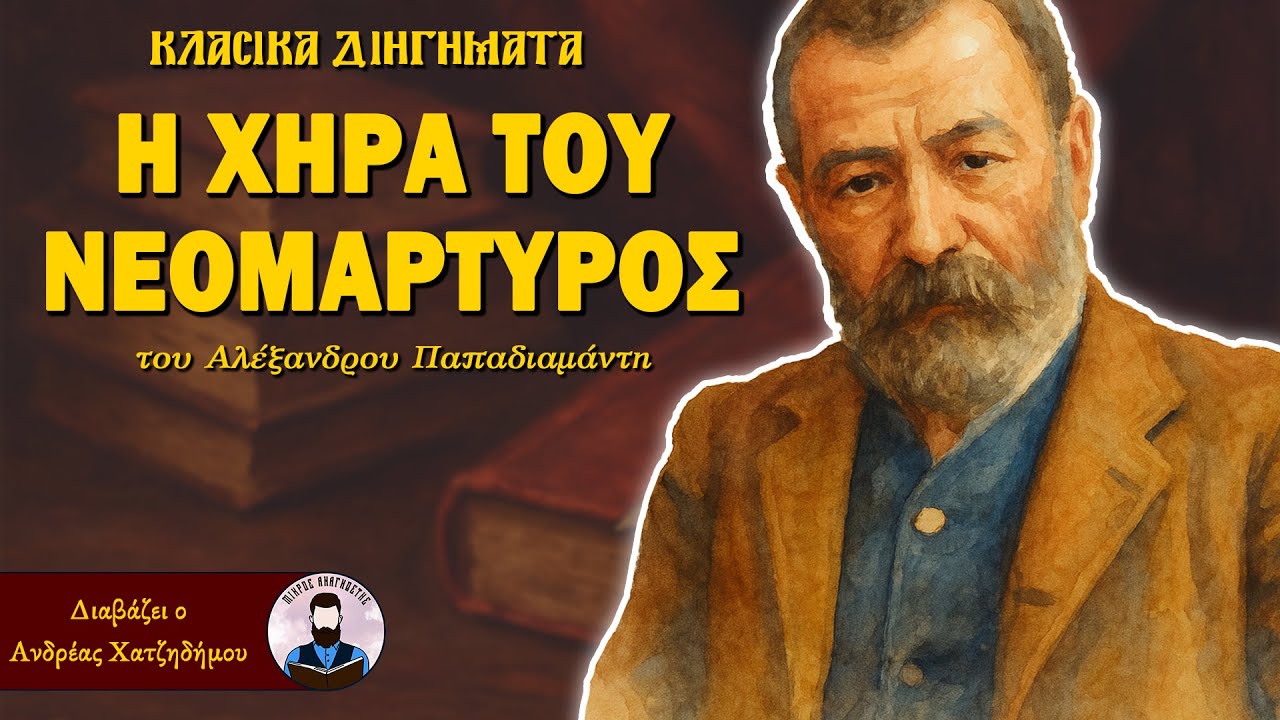 Η Χήρα του Νεομάρτυρος - Αλέξανδρος Παπαδιαμάντης | Ο Ανδρέας Διαβάζει Κλασικά Διηγήματα