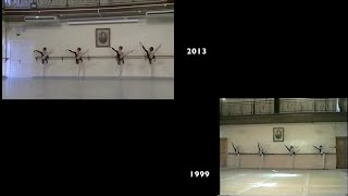 Vaganova style: 20 years of changes. Rond de Jambe en L'air. Current vs Past.