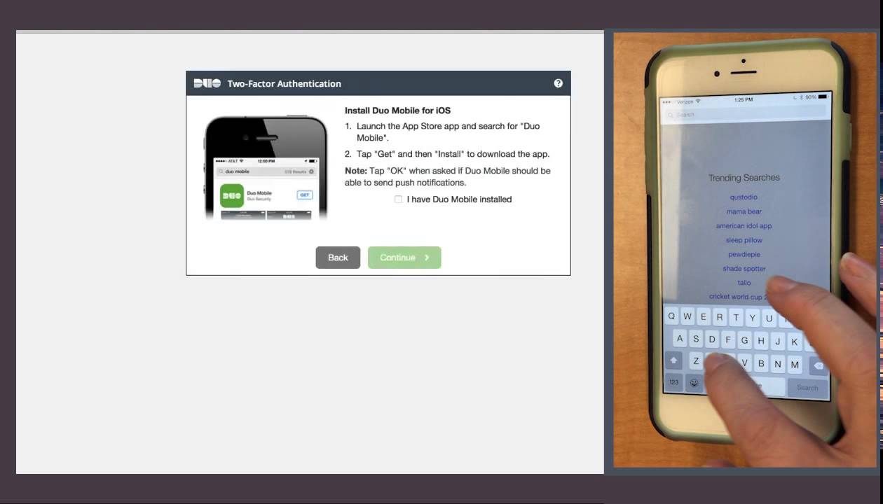 How to install DUO mobile app YouTube