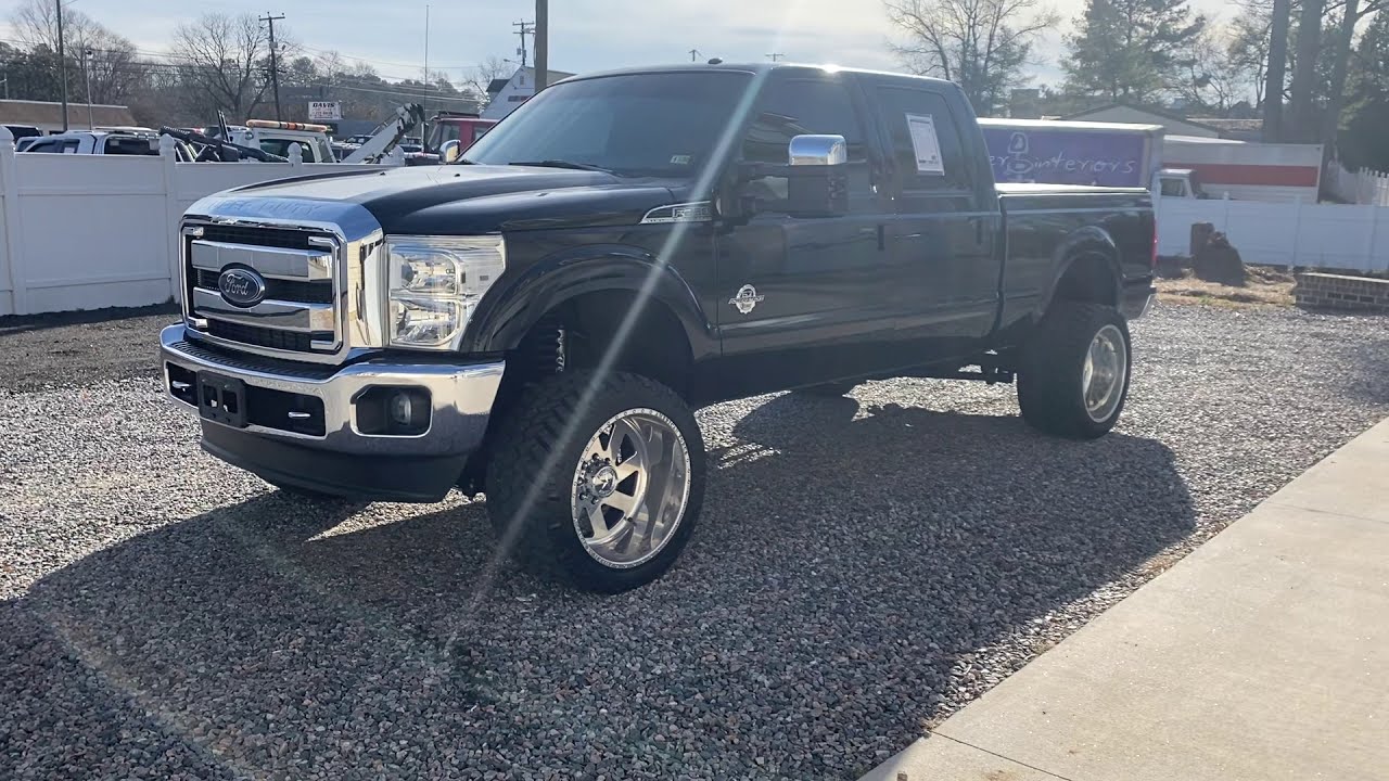 2016 Ford F250 Super Duty Crew Cab Short Bed Diesel Lariat Low Mileage