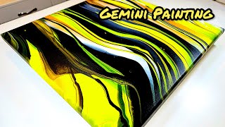 Must Watch! GeminiInspired Fluid Abstract Art