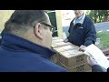Knights of Columbus deliver copies of the new 6th edition of the Armed with the Faith prayer book