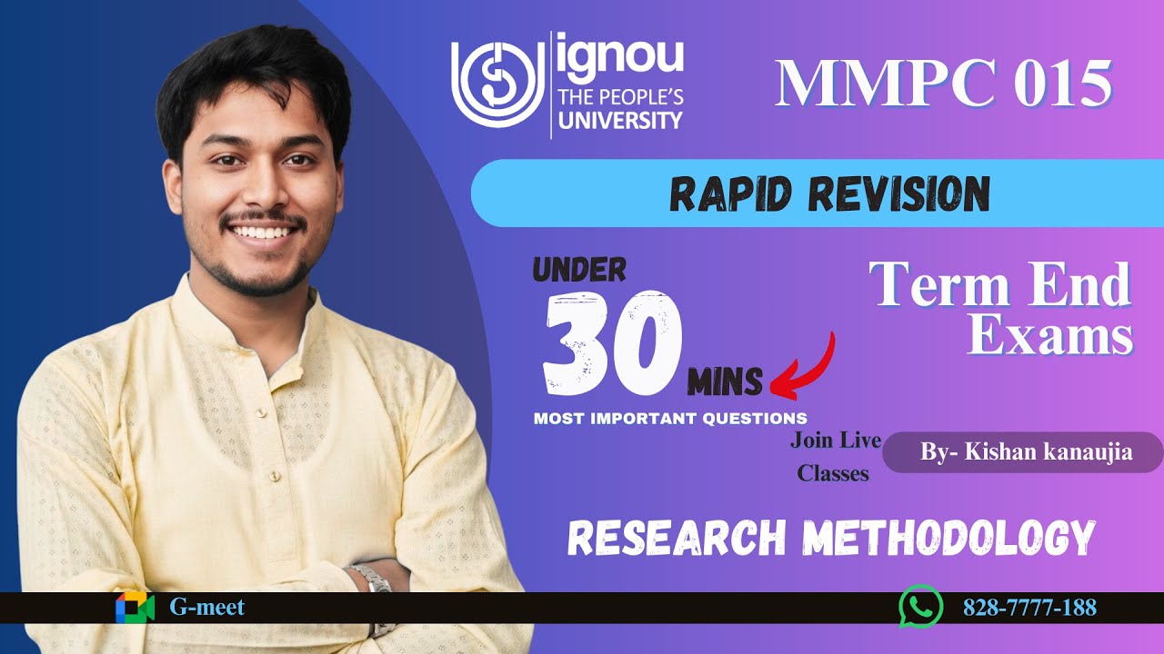 MMPC 015 | Rapid Revision | Shorts | IGNOU MBA | Last Five Year Solution | FULL VIDEO